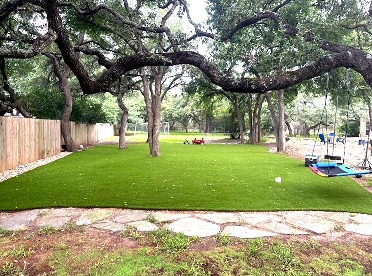 Sports turf and play area installation in Austin, TX